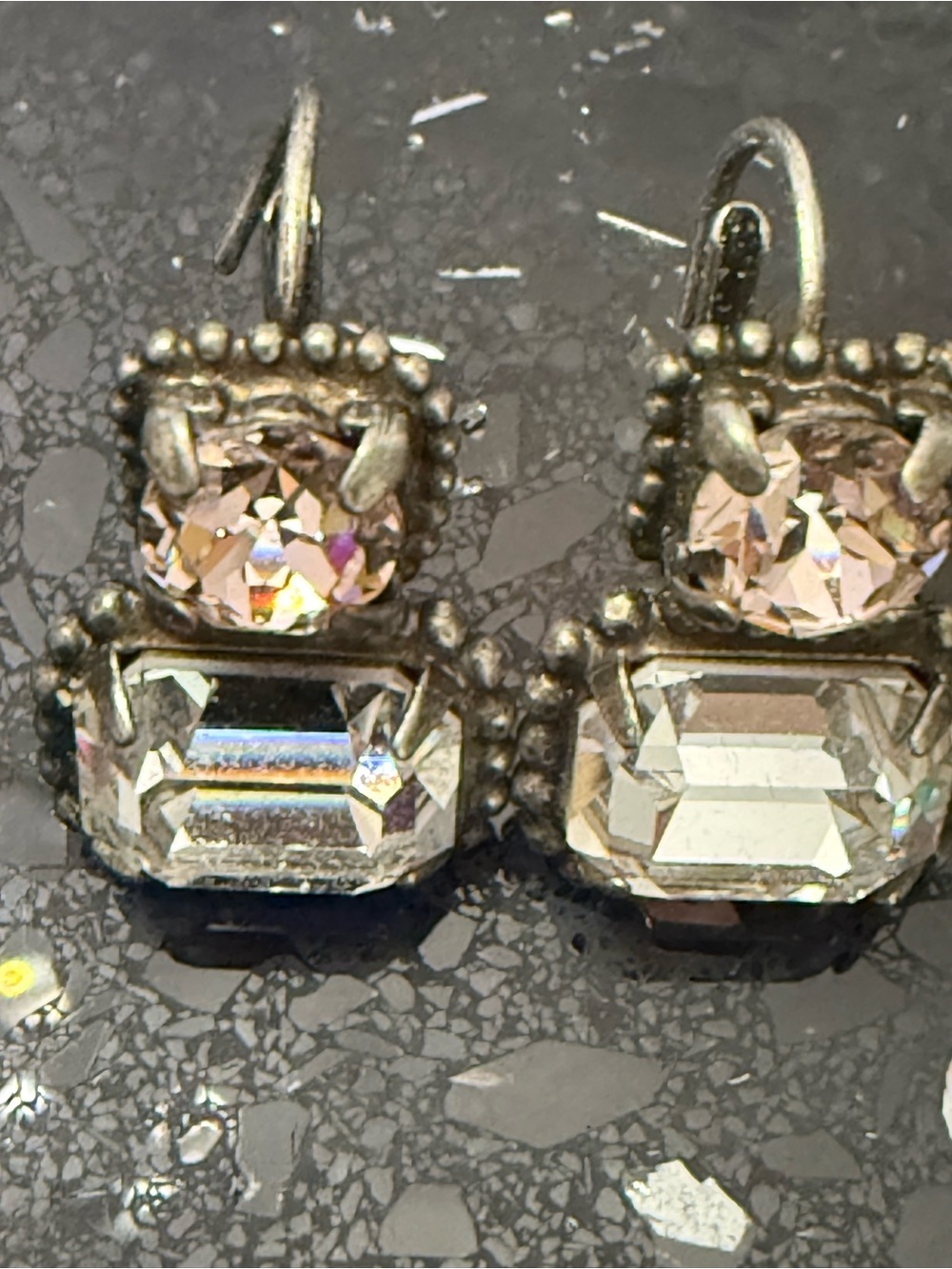 Sorrelli Champagne Crystal Drop Earrings